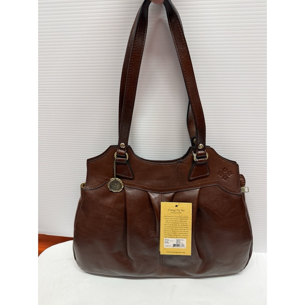 Patricia Nash - Napoli - Leather Shoulder Bag PURSE BRITISH Tan - Picture 9 of 9